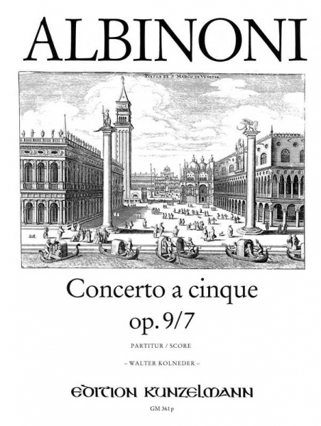 Concerto à cinque G-Dur op.9,7 für Violine und Streichorchester