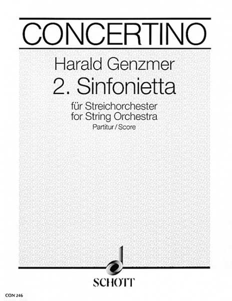 2. Sinfonietta GeWV 128 für Streichorchester