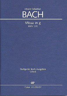 Messe g-Moll BWV235 für Soli, gem Chor und Orchester