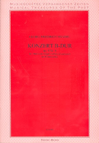 Konzert B-Dur op.4,6 für Harfe (Cembalo, Klavier, Orgel) und Streicher