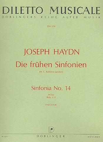 Sinfonie A-Dur Nr.14 Hob.I:14 für Orchester