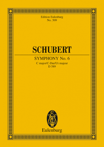 Sinfonie C-Dur Nr.6 D589 für Orchester