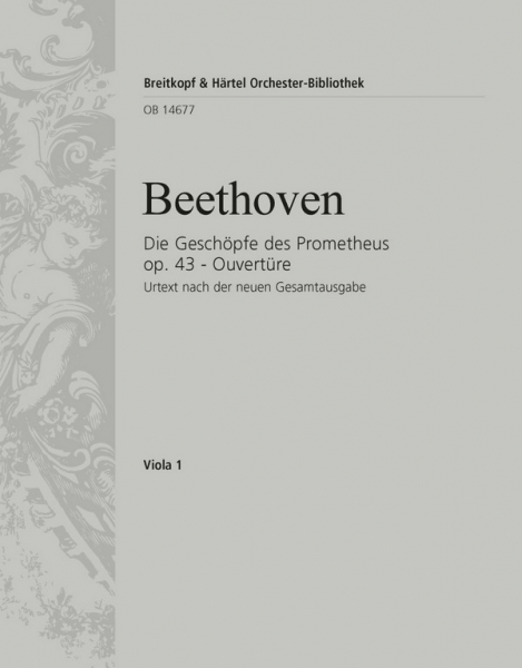 Die Geschöpfe des Prometheus op.43 - Ouvertüre für Orchester