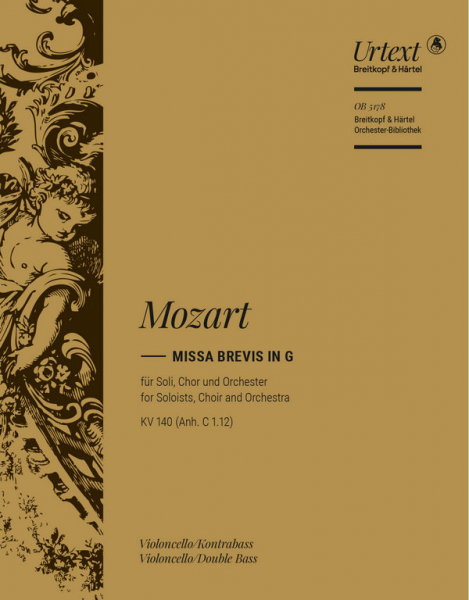 Missa brevis G-Dur KV140 für Soli, Chor, Orchester und Orgel