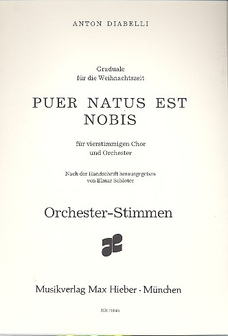 Puer natus est nobis Graduale für gem Chor und Orchester