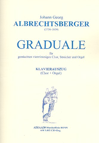 Graduale für gem Chor, Streicher und Orgel