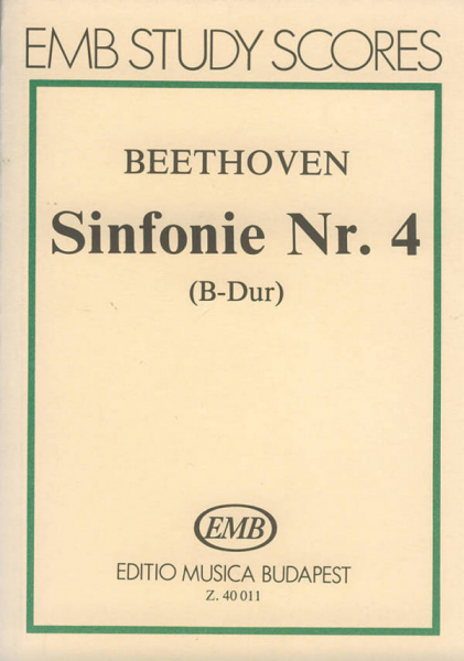 Sinfonie B-Dur Nr.4 op.60 für Orchester