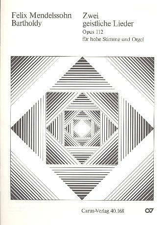 2 geistliche Lieder op.112 für hohe Singstimme und Orgel