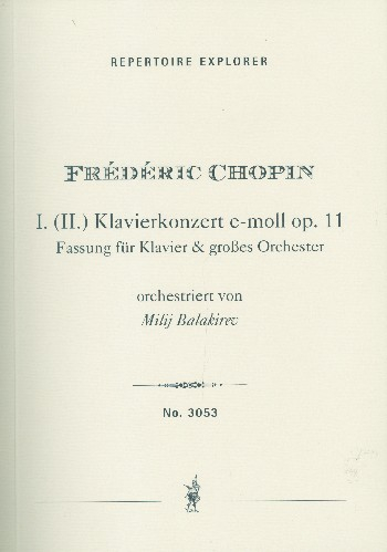 Konzert e-Moll Nr.1 op.11 für Klavier und Orchester