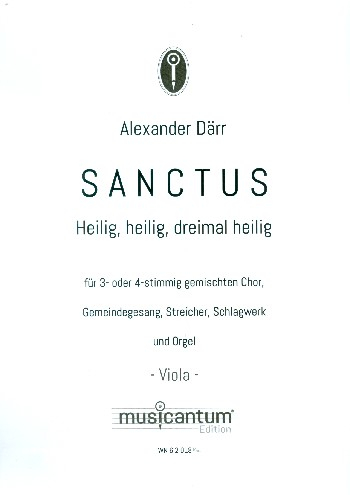 Sanctus für gem Chor (SAM/SATB), Gemeinde und Orgel (Instrumente ad lib)