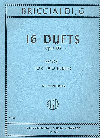 16 Duets op.132 vol.1 (1-8) for 2 flutes