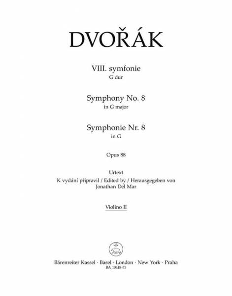 Symphonie G-Dur Nr.8 op.88 für Orchester