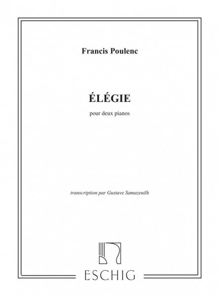 Elegie pour 2 pianos