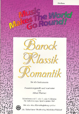 Barock Klassik Romantik für flexibles Ensemble