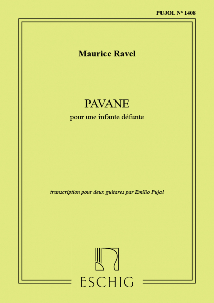 Pavane pour une infante defunte pour 2 guitares