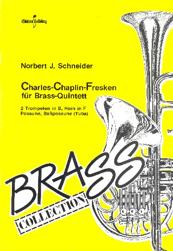 Charles-Chaplin-Fresken für Brassquintett, Partitur+Stimmen