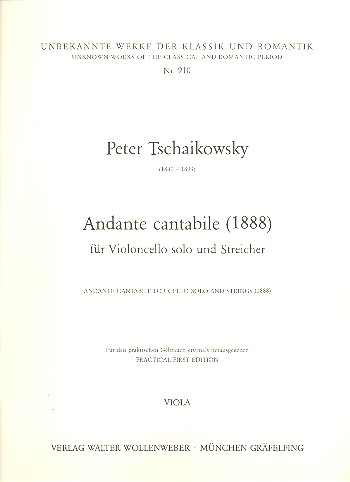 Andante cantabile für Violoncello und Streicher