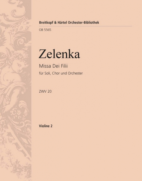 Missa dei filii ZWV20 für Soli, gem Chor und Orchester