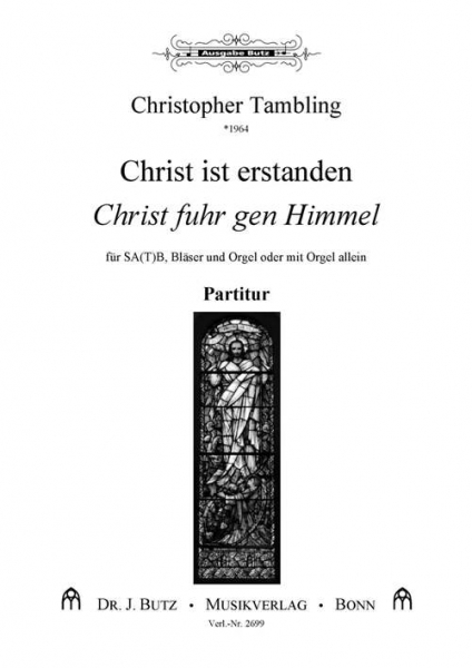 Christ ist erstanden - Christ fuhr gen Himmel für gem Chor SA(T)B, Orgel und/oder Bläser