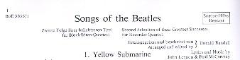 Songs of the Beatles für 4 Blockflöten