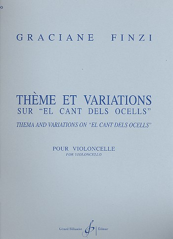 Theme et variations sur el cant dels ocells pour