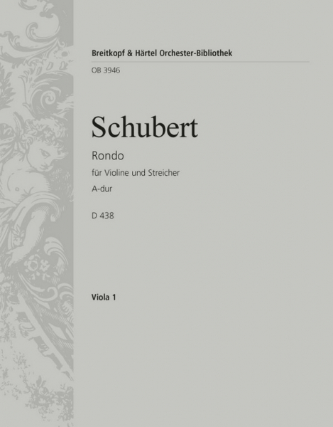 Rondo A-Dur D438 für Violine und Streichorchester