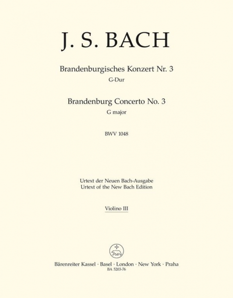 Brandenburgisches Konzert G-Dur Nr.3 BWV1048