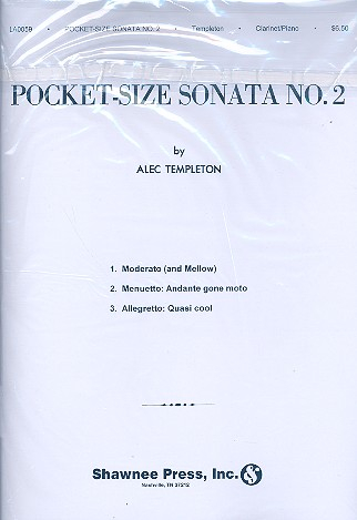 Pocket-Size Sonata no.2 for clarinet and piano