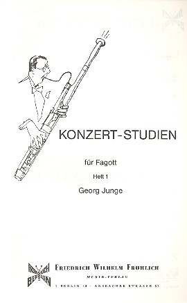 Konzert-Studien Band 1 für Fagott