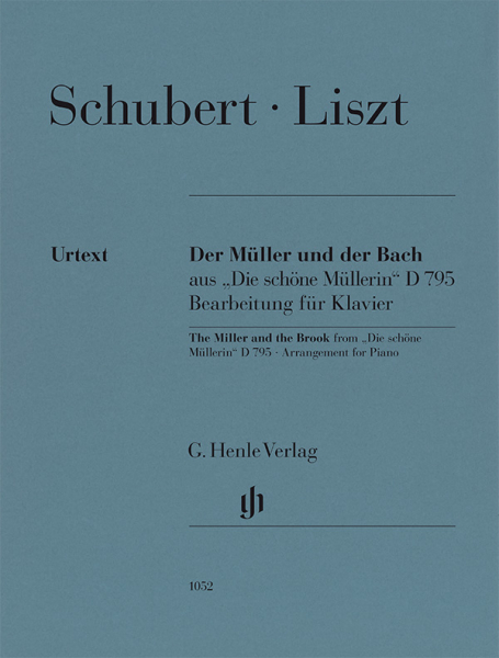 Klavierspielstück Der Müller und der Bach aus &#039;Die schöne Müllerin&#039; D 795