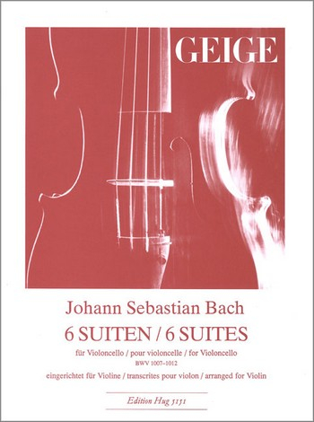 6 Suiten für Violine solo