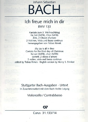 Ich freue mich in dir Kantate Nr.133 BWV133