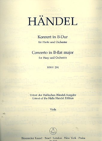 Konzert B-Dur HWV294 für Harfe und Orchester