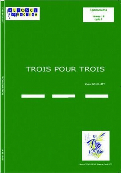 Trois pour Trois for 3 percussion players