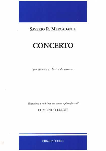 Concerto per corno e orchestra da camera per corno in fa e pianoforte