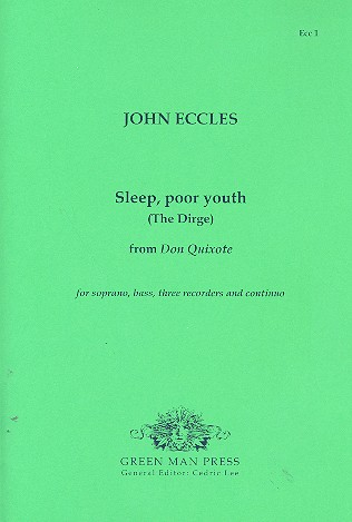 Sleep poor Youth for soprano, bass, 3 recorders and bc