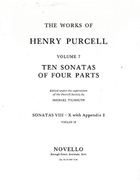 10 Sonatas of 4 Parts (nos.8-10) for strings