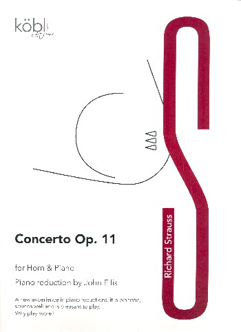 Konzert op.11 für Horn und Orchester für Horn und Klavier