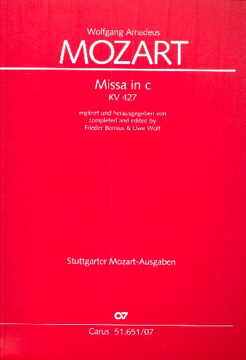 Messe c-Moll KV427 für Soli, gem Chor und Orchester