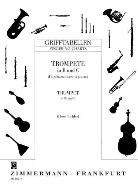 Grifftabelle für Trompete in B und C