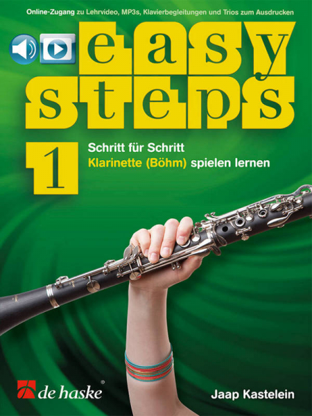 Easy Steps Band 1 (+Online-Audio+Video) für Klarinette (Böhm)