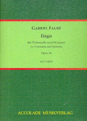 Élégie op.24 für Violoncello und Orchester