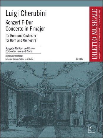 Konzert F-Dur für Horn und Orchester für Horn und Klavier