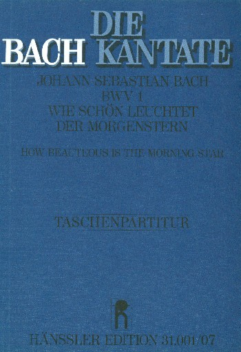 Wie schön leuchtet der Morgenstern Kantate Nr.1 BWV1