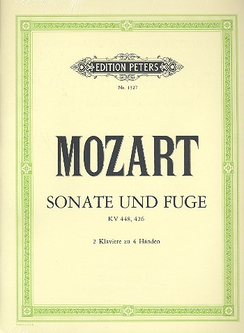 Sonate und Fuge KV448/426 für 2 Klaviere zu 4 Händen