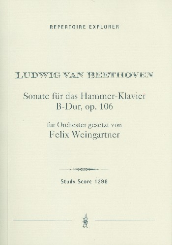 Sonate für das Hammer-Klavier B-Dur op.106 für Orchester