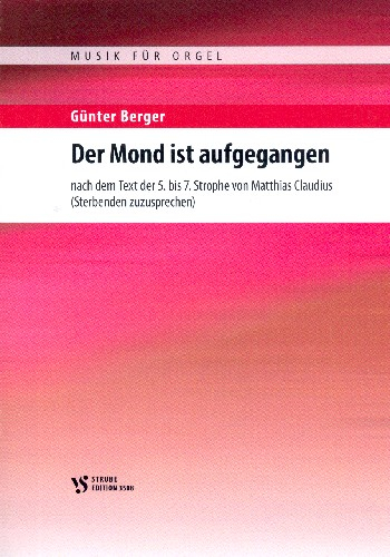 Der Mond ist aufgegangen für Orgel