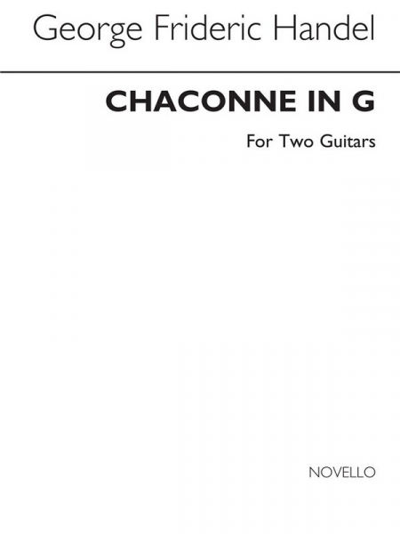 Chaconne in g with 21 variations arranged for 2 guitars