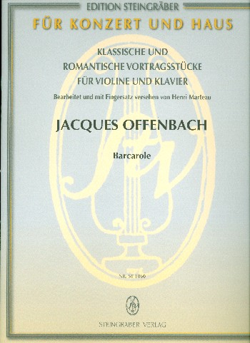 Barcarole für Violine und Klavier