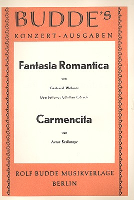 Fantasia romantica und Carmencita: für Salonorchester